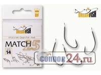 Крючки Dream Fish Match 615-N, уп.25 шт.